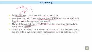 Microprocessor based Systems   C7   L8   CPU timing