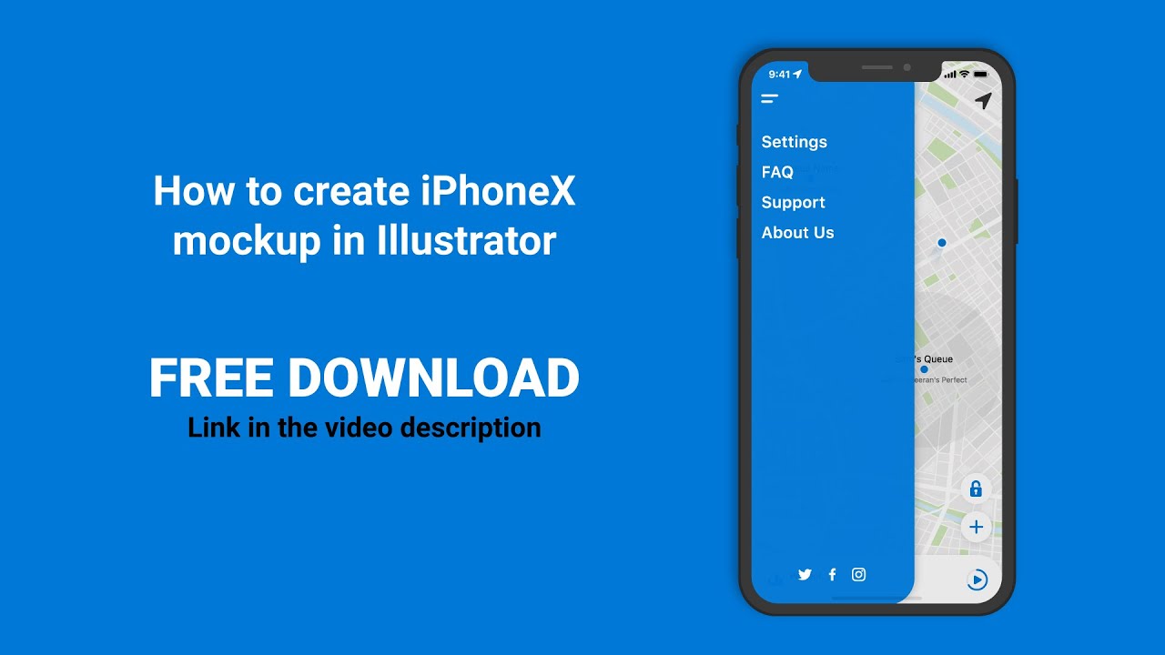 How to create iPhoneX mockup in illustrator