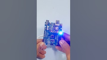 HOW TO BLINK A LED BULB USING ll ARDUINO UNO BOARD l #trending #shorts #shortsvideo