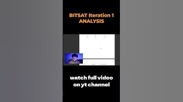 BITSAT Iteration 1 analysis cutoff #bitsat2025 #counselling #for you#views #reach #reels #shorts