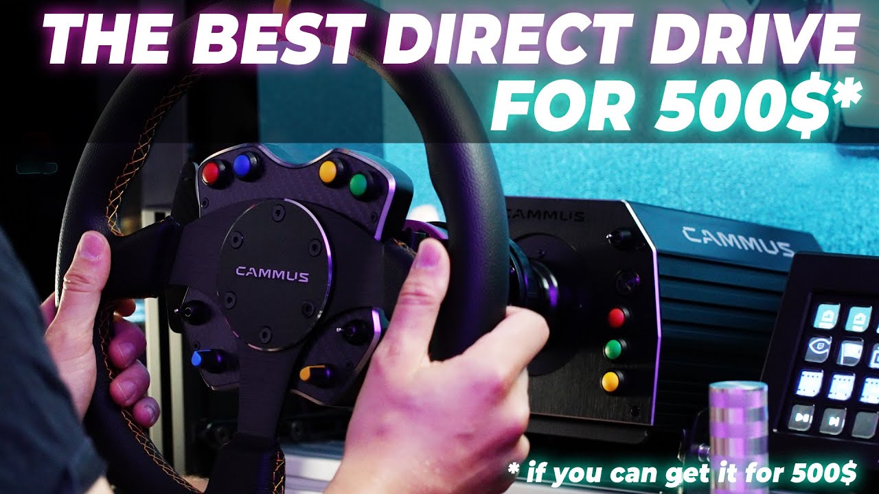 Cammus DDWB 2021 + GT1 Wheel | The best Direct Drive for 500 