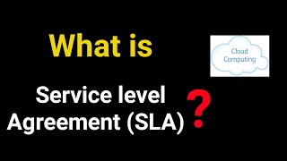 What is Service level Agreement? (SLA) || Cloud Computing || Latest 2020 || ittoolstraining