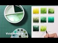 Focus on Green watercolours