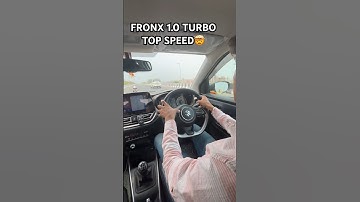MARUTI SUZUKI FRONX 1.0 TURBO TOP SPEED😈 #topspeed #fronx #suzuki