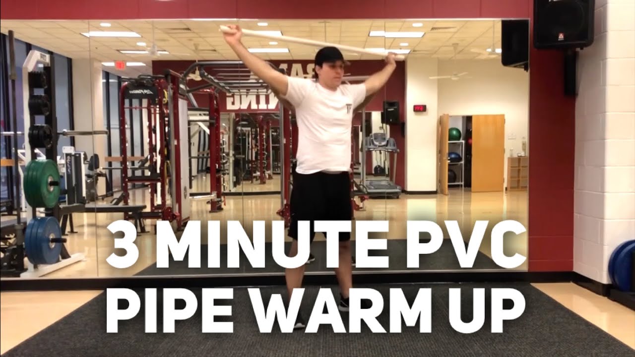 3 Minute PVC Pipe Total Body Warmup YouTube