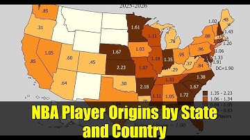 NBA Player Origins by State and Country | Geography with Goudge 2025