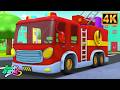 Wheels on the Firetruck Nursery Rhyme | Fire Rescue for Kids