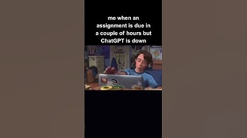 When ChatGPT goes down before your essay is due 💀  #chatgpt #badgpt #ai #memes #techhumor #funnyai