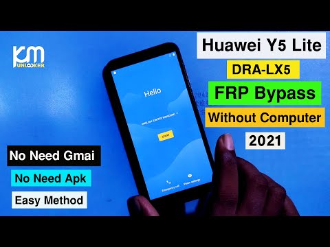 Huawei Y5 Lite (DRA-LX5) FRP Bypass | Google Account Remove Huawei DRA-LX5 | Huawei Y5 Lite FRP 2021