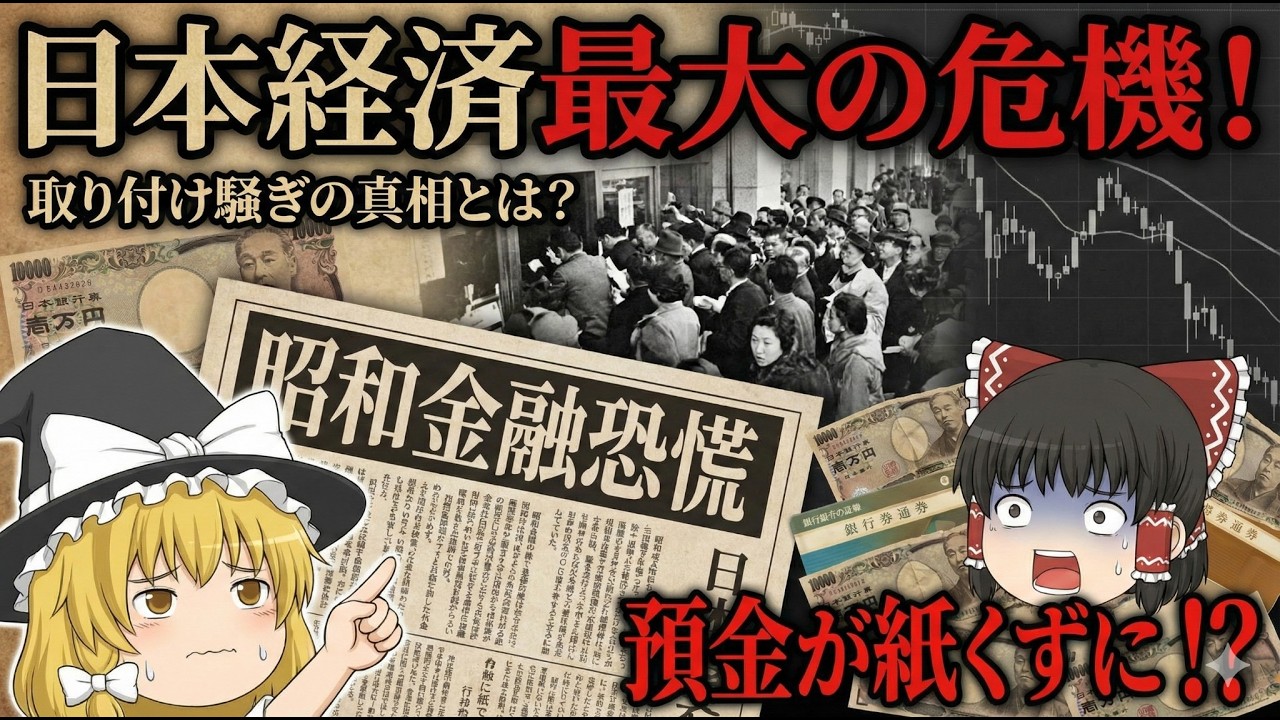 [日本経済史]昭和金融恐慌の闇を暴く！