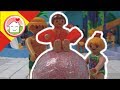 Playmobil en español Un día con la mega - bola en el parque acuático  La Familia Hauser