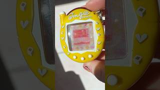 The red pixels are so cool! #tamagotchi #kawaii #toys #unboxing #vintage #collection