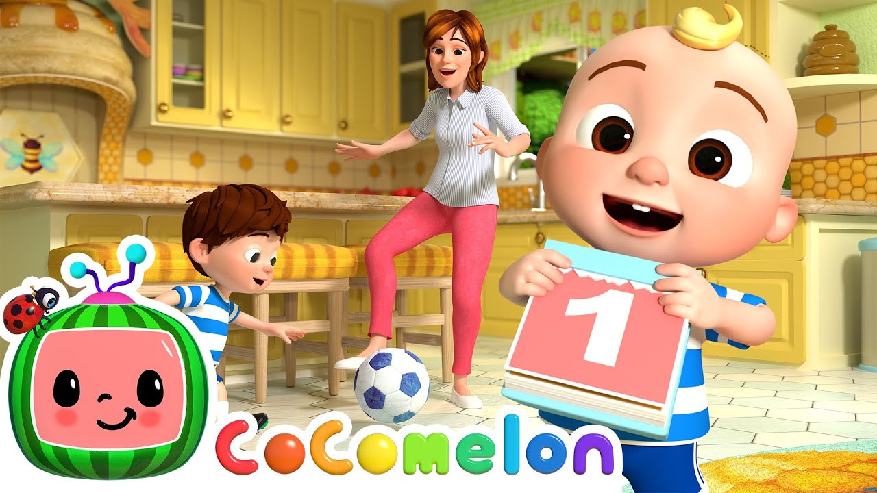 Days Of The Week Song CoComelon Nursery Rhymes Kids Songs Realtime 
