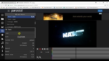 Making Free YouTube Intro or Title Video | Panzoid
