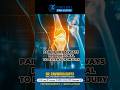 Pain is not always proportional to extent of injury