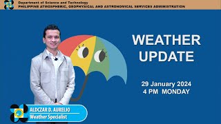 Public Weather Forecast issued at 4PM | January 29, 2024 - Monday