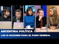 Las 10 razones para el paro general  julia strada en argentina poltica