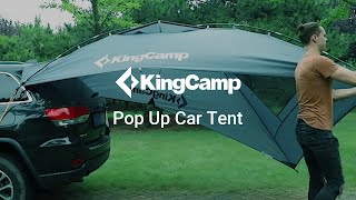 KingCamp Awning Shelter SUV Tent Setup Resimi