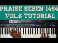 Praise seben 1454 chord progression piano tutorial Vol.6