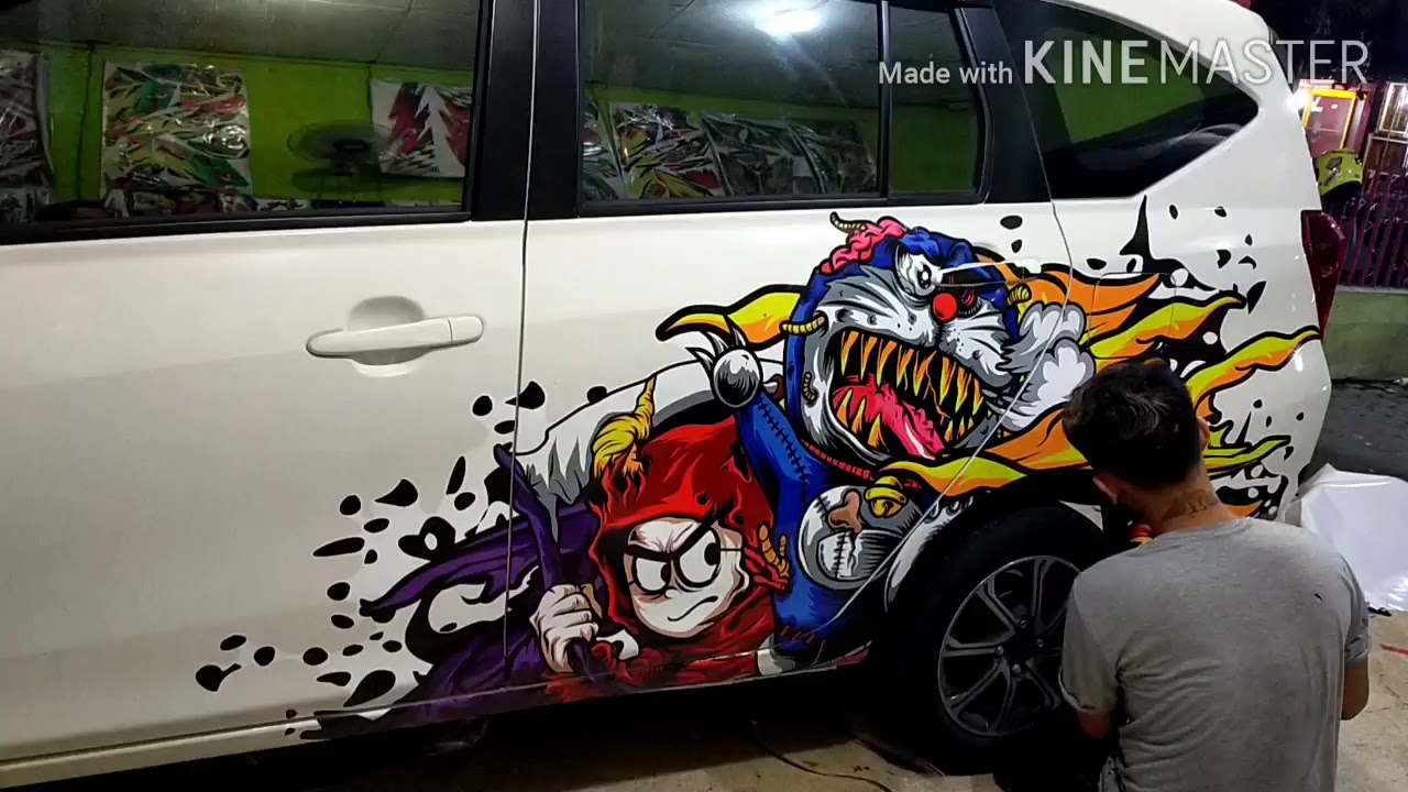 Variasi Stiker Decal Mobil Doraemon Dkk YouTube