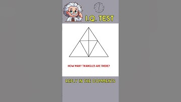 Only Geniuses Can Count All the Triangles! 🔺 #IQTest #BrainChallenge