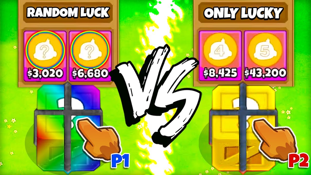 Only Random VS Only Top Tier Lucky Blocks in BTD 6