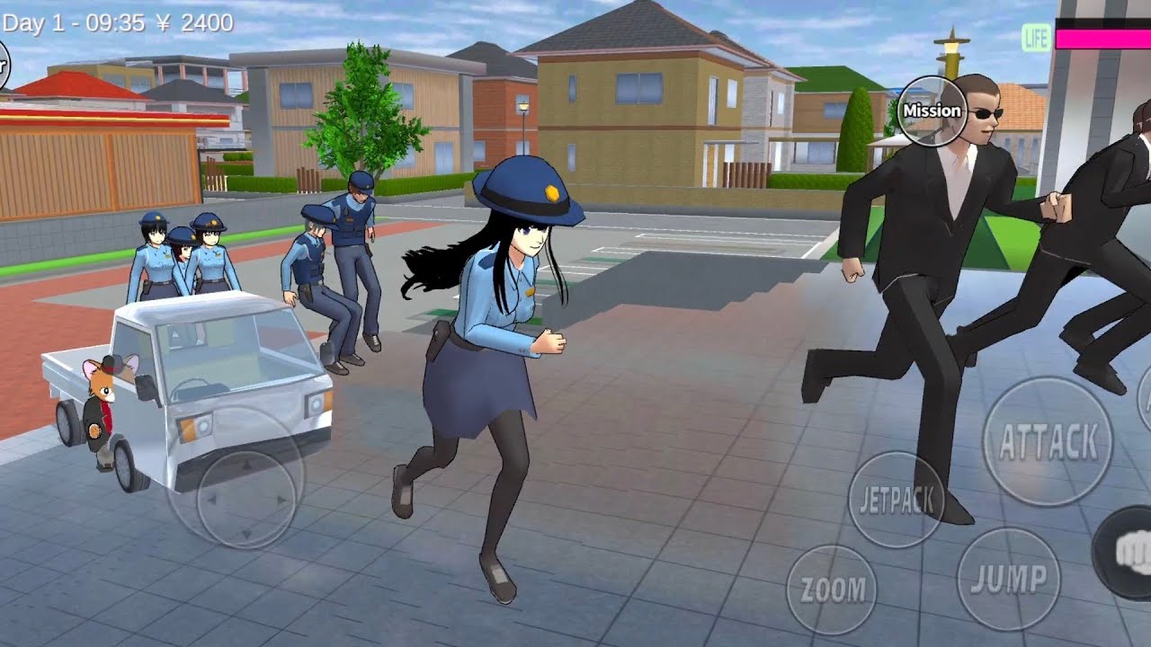 HOW TO PLAY BOSS YAKUZA HIMAWARI 🕴‼️ ATTACK BOSS TAX OFFICER EP.7|| TUTORIAL SAKURA SCHOOL SIMULATOR