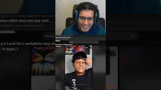 Levelup reagindo ao blackn444 fake 🤣