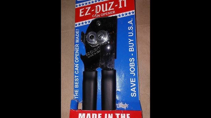 A Can opener made in USA? EZ DUZ IT CAN OPENER test/review 