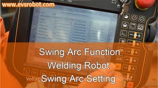 Swing Arc Function | Welding Robot | Swing Arc Setting