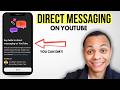How to Direct Message on YouTube (60 seconds Tutorial)
