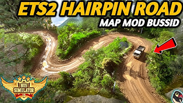DOWNLOAD! 🔥 ETS2 Hairpin Roads Map Mod For Bus Simulator Indonesia।Bussid Mod Map 4.3.3