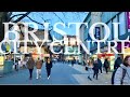 Bristol city centre uk walking tour 4k