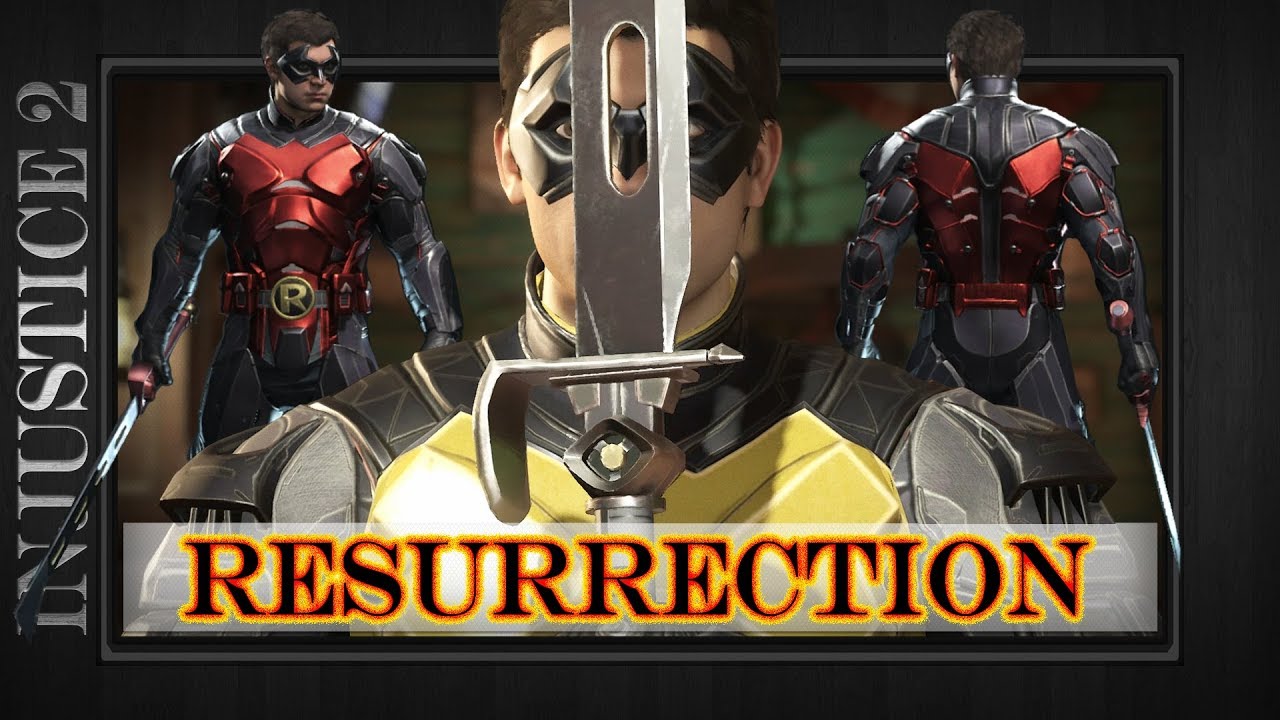 Injustice 2 NEW ROBIN EPIC GEAR SET "RESURRECTION" COMPLETE