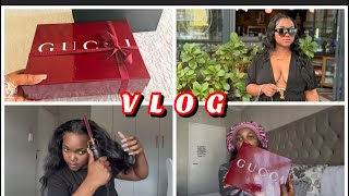 GUCCI BAG UNBOXING | SHOPPING | LUNCH DATE | GUCCI MINI OPHIDIA 
