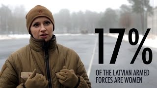 Latvian Army Female Officer