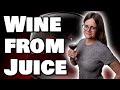 How to Make Wine from Grape Juice at Home