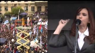 Cristina Kirchner en Comodoro Py, 13 de abril de 2016 (fragmento)