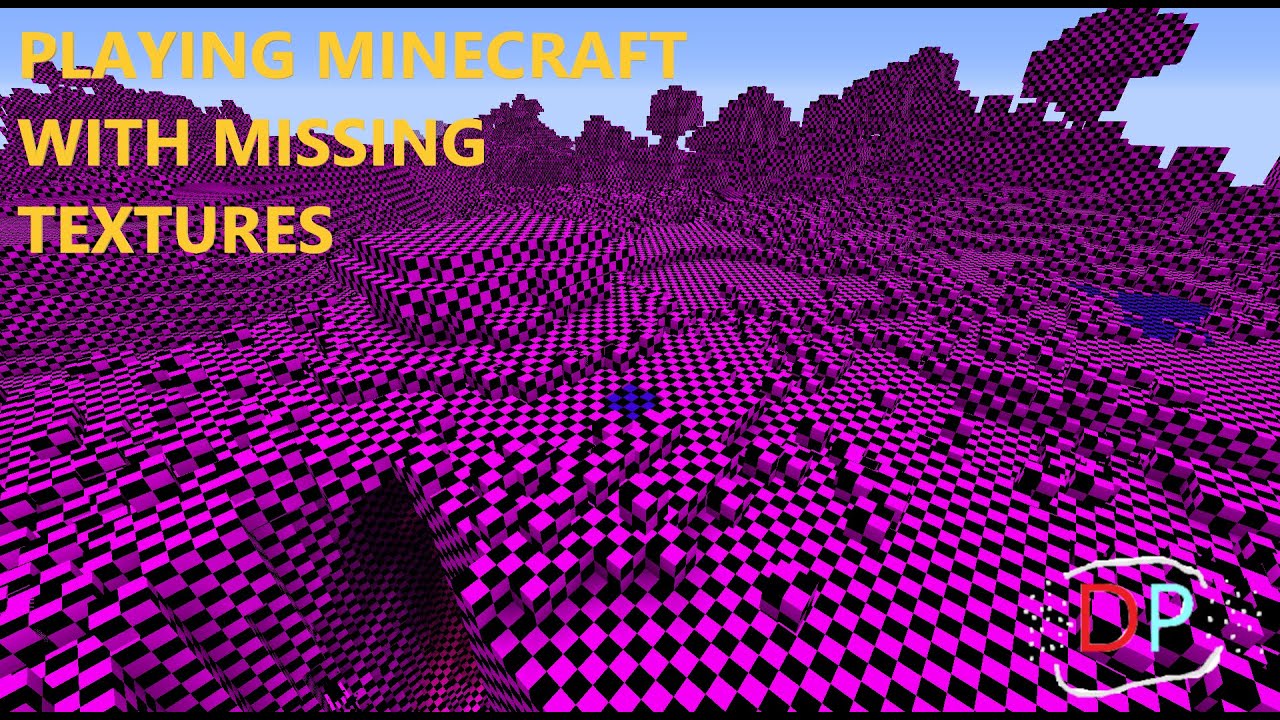 Minecraft Without Textures PLAYING MINECRAFT WITH MISSING TEXTURES l Minecraft - YouTube