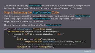 How to Solve com.android.volley.ServerError in Android Studio