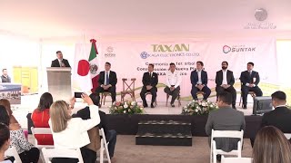 Con más de 500 empleos directos, dio arranque la construcción de planta de Taxan Con más de 500 empleos directos, dio arranque la construcción de planta de Taxan