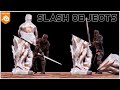 Slash 3d models to half  blender tutorial
