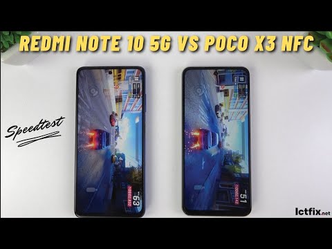 Xiaomi Redmi Note 10 5G vs POCO X3 NFC | Dimensity 700 Vs Snapdragon 732G Speedtest, Comparison