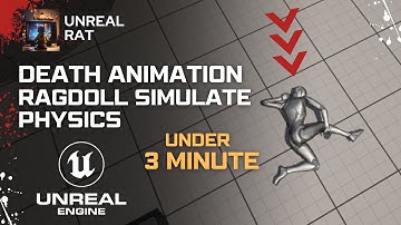 Unreal Engine 5.4 Ragdoll Tutorial in 3 Minute
