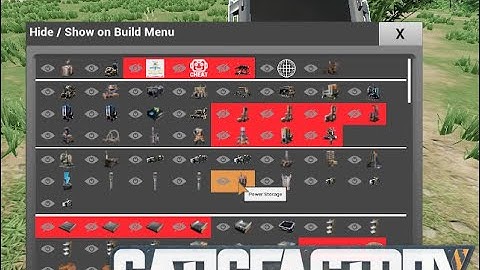 Satisfactory Mods - Build Menu Organizer