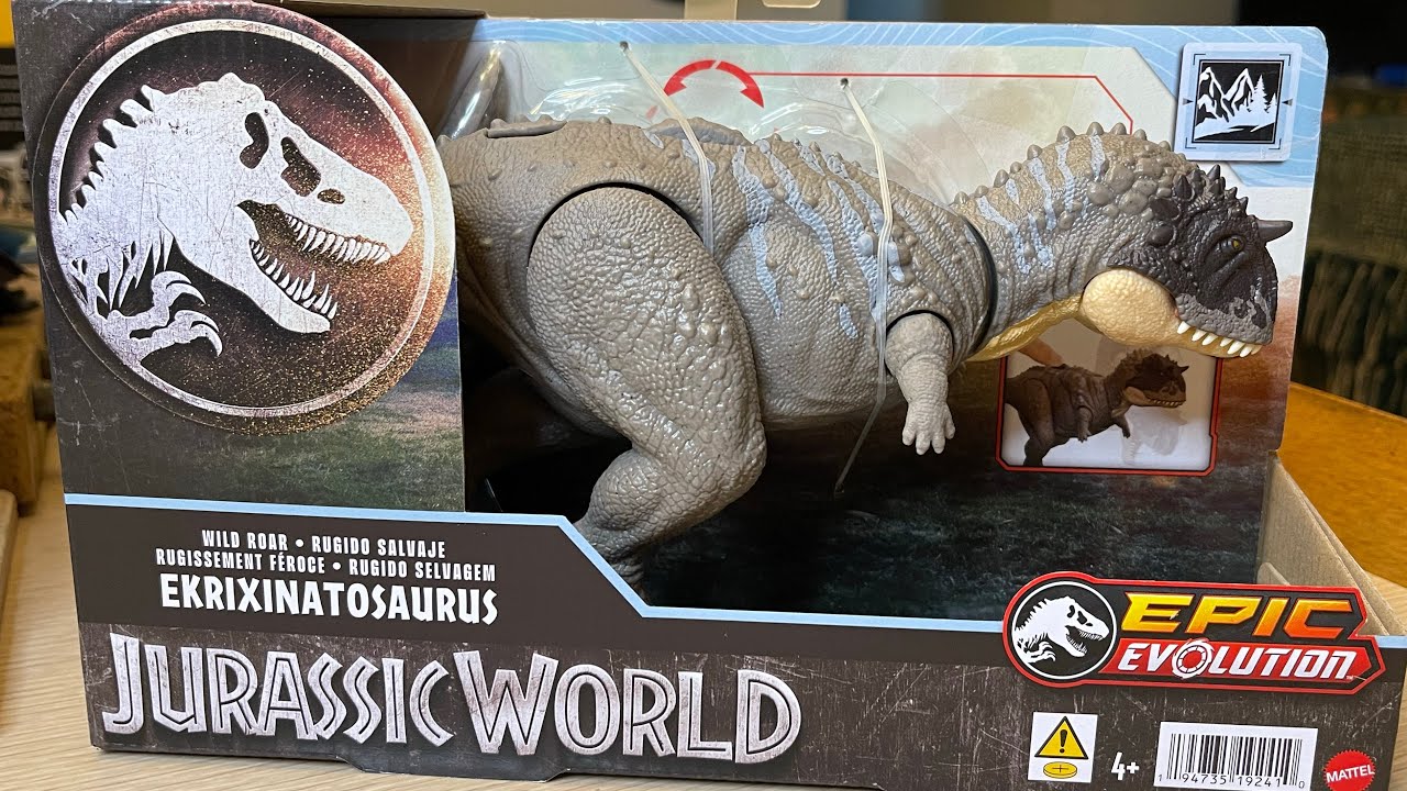 Jurassic World 🌎 Wild Roar Epic Evolution Ekrixinatosaurus Review