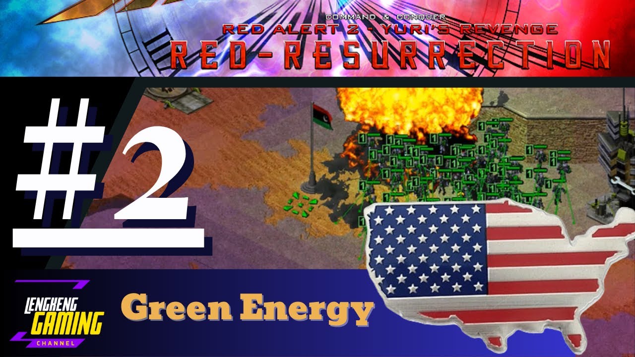 Red Alert 2 "Red Resurrection" | USA Campaign - Mission 02 "Green ...