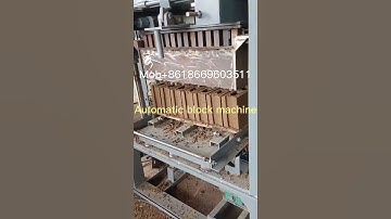 How to test QTJ4-24 automatic hollow block making machine