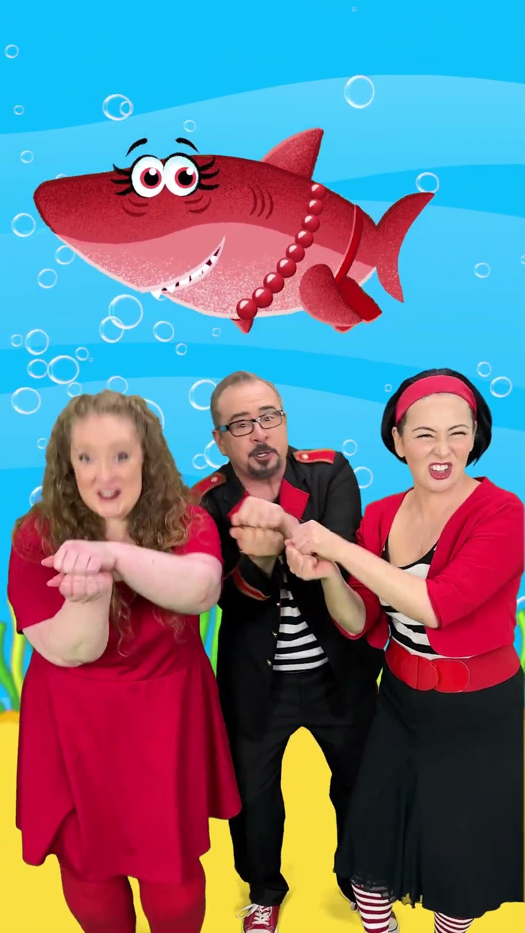 Baby Shark with our friends @lahlahsbigliveband  ? #shorts #babyshark