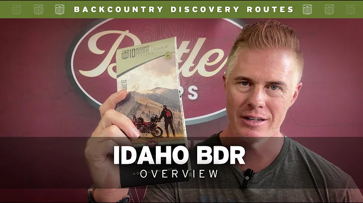Idaho Backcountry Discovery Route Map (IDBDR) - Idaho BDR Series Map